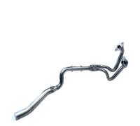 Motocicleta Escape Silenciado Colectores De Escape Universales Deslizantes, Codo Tubo Enlace Delantero, Descendente Redondo 51 Mm para ni&nja 250/300 (2008-2017)