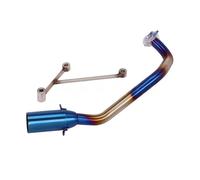Motocicleta Escape Silenciador Tubo Escape Completo para Motocicleta, silenciador Modificado, Tubo de Enlace Central Delantero para DRG BT DRG158 DRG 158