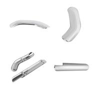 Motocicleta Escape Silenciador Tubo Protector de Tubo de Escape de Motocicleta, silenciador, Cubierta de protección térmica para Shadow VT750 VT400 1997-2003, Tubo de Escape Universal.