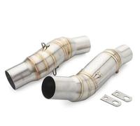 Motocicleta Escape Tubos Tubo De Intermedio para Motocicleta para Kawasaki para Z1000 para Z 1000 SX para Ninja 1000 2010-2020 Tubo Conexión Deslizante Conector Silenciador(Color 2)