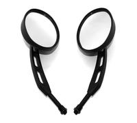 Motocicleta Espejo Retrovisor para Keeway para Cruiser 250 para Dorado 250 para Blackster 250 para Superlight Vento Rebellian para V-Thunder Colt 250 Juego Espejos Retrovisores(Negro)