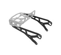 Motocicleta Estante Equipaje para MONKEY125 para Dax 125 para Monkey para Z125 para DAX125 2018-2024 Protector Superior Faro Soporte Portaequipajes Delantero(Silver and Black)