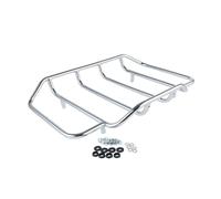 Motocicleta Estante Trasero para Tour para Pak para Road para King para Street para Glide 1984-2024 Paquete De Motocicleta Baúl Equipaje Portaequipajes Superior(Chrome)