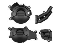 Motocicleta Estator Motor Compatible con 2025 MT-07/MT-07 AMT/Ténéré 700/700 juego de protección de motor de Rally con cubiertas de embrague secundario motocicleta Cubierta Protectora del cárter(Set4)