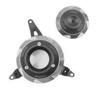 Motocicleta Estator Motor Compatible con Ninja500 Z500 Ninja400 Z400 Cubierta Protectora de Aluminio para estator de Motor Enine protección contra caídas(Gray)
