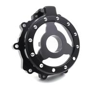 Motocicleta Estator Motor Compatible con Piezas de Motocicleta ZX6R 2007-2022, Cubierta de estator de Motor de cárter Cromado Izquierda Cárter estator Motor Gadgets(MT313-033A-NINJA-BK)