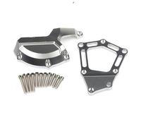 Motocicleta Estator Motor Compatible con S1000RR HP4 S1000R S1000XR 2009-2018 Cubierta Protectora de estator de Motor de Motocicleta Protector Lateral Deslizante(Titanium)