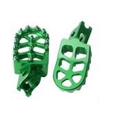 Motocicleta Estriberas Para CR125 Para CR250 Para CRF 250 X 300 L 450 150 R Para CRF250L Para CRF300L Para CRF1000L Para CRF1100L Reposapiés Pedales Motocicleta(Green)