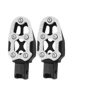 Motocicleta Estriberas Para Estriberas Universales De Aleación Aluminio CNC Motocicletas Eléctricas Pit Dirt Bike(WHITE)