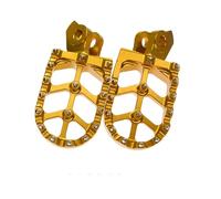 Motocicleta Estriberas Para Suzuki Para RMZ250 Para RMZ450 Para RMX450Z Para RM-Z Para 450Z Para RMX 660 Para XT660Z Reposapiés CNC Pedales Piezas Motocicleta(Gold)