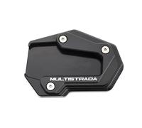 Motocicleta Extensión Almohadilla Caballete Lateral Motocicleta Para DUCATI Para Multistrada Para Enduro 1200 1200S Placa Extensión Soporte Tapa Válvula Placa Caballete Lateral