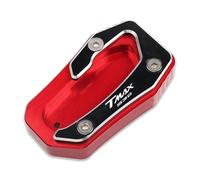 Motocicleta Extensión Almohadilla Extensión Caballete Lateral Motocicleta Para Yamaha TMAX530 T-MAX530 TMAX 530 SX DX 2017-2019 Placa Ampliación Base Placa Caballete Lateral