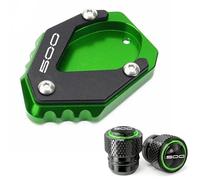 Motocicleta Extensión Almohadilla Pata Cabra Motocicleta Para Para Ninja500 Para Ninja 500 SE 2024 2025 Extensión Placa Apoyo, Tapa Válvula Placa Caballete Lateral