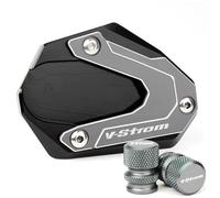 Motocicleta Extensión Almohadilla Soporte Lateral Motocicleta Para SUZUKI VSTROM1050 V-STROM 1050 2020 2021 2022 2023 Placa Extensión Ampliación Base Placa Caballete Lateral