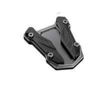 Motocicleta ExtensióN de Caballete Soporte Lateral para Pie De Estacionamiento De Motocicleta, Almohadilla De Extensión para Pie, Almohadilla De Pie Extensora De Pata De Cabra De Metal(Black)