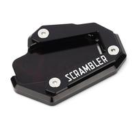 Motocicleta Extensión Soporte Almohadilla De Extensión para Caballete Lateral De Motocicleta para Ducati Scrambler Desert Sled Full Throttle Icon Dark Cafe Racer 1100 Aballete Almohadilla(Negro 1)