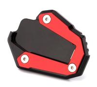 Motocicleta Extensión Soporte Almohadilla De Extensión para Caballete Lateral De Motocicleta para Ducati Scrambler Desert Sled Full Throttle Icon Dark Cafe Racer 1100 Aballete Almohadilla(Negro 2)