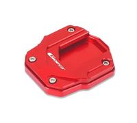 Motocicleta Extensión Soporte Almohadilla Para Pata De Cabra De Motocicleta Para B&MW C400X C400GT K51 C400 X GT C 400X 400gt 2019-2023. Placa De Soporte Para Caballete Aballete Almohadilla(Rojo)