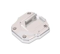 Motocicleta Extensión Soporte Almohadilla Para Pata De Cabra De Motocicleta Para B&MW C400X C400GT K51 C400 X GT C 400X 400gt 2019-2023. Placa De Soporte Para Caballete Aballete Almohadilla(Plata)