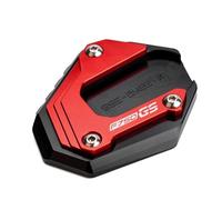 Motocicleta Extensión Soporte Almohadilla Para Pata De Cabra De Motocicleta Para B&MW F850 GS Adventure,F 750, 850 GSA,F 900 GS ADV,PlacaDe Extensión De Caballete Lateral Aballete Almohadilla(rojo 1)
