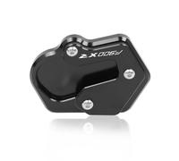 Motocicleta Extensión Soporte Almohadilla Para Pata De Cabra De Motocicleta Para B&MW F900R, F900XR, F900 XR (2019-2023), Placa De Extensión Para Caballete Lateral Aballete Almohadilla(negro 1)