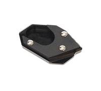 Motocicleta Extensión Soporte Extensión De Pata De Cabra para KYMCO Downtown 200i, 300i, 350i, 300, Xciting 250 Y 400. Placa De Extensión para Pata De Cabra. Aballete Almohadilla(Negro)