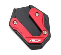 Motocicleta Extensión Soporte Lateral Para Pata De Cabra Motocicleta Para Yamaha YZFR3 YZFR7 YZFR9 YZFR125 YZF-R9 YZF R3 R7 R125 Extensor Almohadilla Caballete Lateral