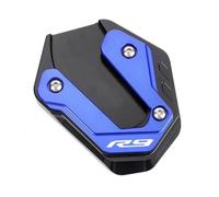 Motocicleta Extensión Soporte Lateral Para Pata De Cabra Motocicleta Para Yamaha YZFR3 YZFR7 YZFR9 YZFR125 YZF-R9 YZF R3 R7 R125 Extensor Almohadilla Caballete Lateral