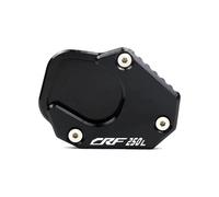 Motocicleta Extensión Soporte Placa De Caballete Lateral para Motocicleta para HO&NDA CRF250L Rally CRF250L 2017-2023.Soporte De Pata De Cabra, Extensión para Motocicleta. Aballete Almohadilla(Negro)