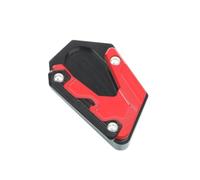 Motocicleta Extensor Pata Cabra Extensión De Pata De Cabra Lateral CNC Para Motocicleta Para Suzuki Para V-Strom 800DE 1050DE 1050XT 2022 2023 2024(Red)
