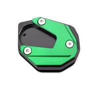 Motocicleta Extensor Pata Cabra Para Ninja 1100 SX SE 2025 Placa De Extensión Para Caballete Lateral De Motocicleta(Verde)