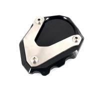 Motocicleta Extensor Pata Cabra Para RNINET 2014 2015 2016 Placa De Soporte Para Caballete Lateral CNC Para Motocicleta(Black)