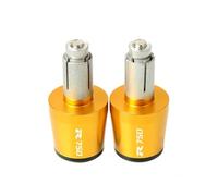 motocicleta Extremos De Empuñaduras De Manillar De Motocicleta De 7/8 "y 22mm, Tapón De Extremo De Tapa De Manillar Para SUZUKI GSXR 750 GSX-R750 1989-2022 2019 extremo del mango(Gold-black)