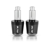 motocicleta Extremos De Empuñaduras De Manillar De Motocicleta De 7/8 "y 22mm, Tapón De Extremo De Tapa De Manillar Para SUZUKI GSXR 750 GSX-R750 1989-2022 2019 extremo del mango(Black-Gary)