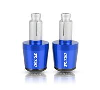 motocicleta Extremos De Empuñaduras De Manillar De Motocicleta De 7/8 "y 22mm, Tapón De Extremo De Tapa De Manillar Para SUZUKI GSXR 750 GSX-R750 1989-2022 2019 extremo del mango(Blue-Black)