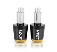 motocicleta Extremos De Manillar De Motocicleta Para MT-07 MT07 2018-2023 78''22MM Tapas De Agarre De Manillar Enchufe Equilibrado Final extremo del mango(Black- Gold)