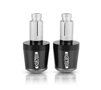 motocicleta Extremos De Manillar De Motocicleta, Tapas De Empuñaduras De Manillar, Tapones De Plata Antivibración Para XSR900 2016-2023 extremo del mango(Black-gray)