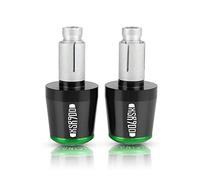 motocicleta Extremos De Manillar De Motocicleta, Tapas De Empuñaduras De Manillar, Tapones De Plata Antivibración Para XSR900 2016-2023 extremo del mango(Black-green)