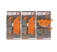 Motocicleta fibra de carbono Pastillas de Freno Delantero y trasero para Compatible con Triumph Street Triple 675 2007-2012 Tiger 800 XC XCa XCx XR XRt XRx 2015 2016 2017 2018 FA226F FA140R