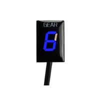 Motocicleta Gear Indicador Display Accesorios Motocicleta Indicador de Marcha para Goldwing para GL1800 2005-2017 2016 Indicador de Marcha Medidor(Blue)