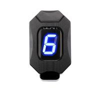 Motocicleta Gear Indicador Display Indicador de marcha motocicleta intruso 1-6 niveles para v-strom para GSXR 600 para SV650 750 pantalla de marcha velocidad(Whole set-Blue)