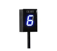 Motocicleta Gear Indicador Display Indicador de marcha motocicleta intruso 1-6 niveles para v-strom para GSXR 600 para SV650 750 pantalla de marcha velocidad(Gear display-Blue)
