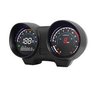Motocicleta Gear Indicador Display Velocímetro Digital ara Motocicleta 14000RPM Tacómetro Pantalla De 6 Marchas Medidor De Voltaje para 2/4/8 Cilindros