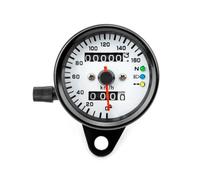 Motocicleta Gear Indicador Display Velocímetro Doble Ligero De La Pantalla LED De La Motocicleta del Kilometraje 12V De Tres Luces