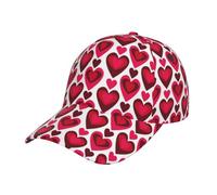 Motocicleta Gorra Feliz Día del Amor Vintage Red Love'S Secado Rápido Gorra El Sol Ajustable Sombrero para Tenis Mujeres Hip Hop