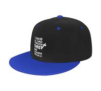 Motocicleta Gorra Todo Lo Puedo En Cristo Jesús Deportiva Casual Sombrero Moda Aire Libre Cap para Golf Senderismo Cumpleaños