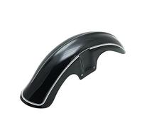 Motocicleta Guardabarros De Rueda Delantera Protector Contra Salpicaduras Azulejo Barro Delantero Clásico Para R18 2021 2022(Black White)
