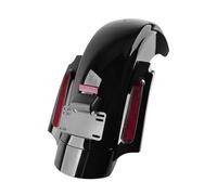 Motocicleta Guardabarros para Touring para Road King para Electra Glide 09-13 Sistema de Guardabarros Trasero de Motocicleta Juego de extensión de Fascia con luz de Freno de Giro y Marcha(Style2)