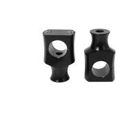 Motocicleta Handlebar Abrazadera Elevada Abrazadera 1" para V-Star 650 para Silverado 25 22 Mm Soporte Elevación para Elevadores Motocicleta Fijas Manillar Moto Soporte Resistente Riser(A22mm Black)