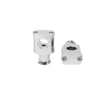 Motocicleta Handlebar Abrazadera Elevada Abrazadera Elevador 1" para V-Star 1100 Custom 25 22 Mm Soporte Elevación para Manillar Motocicleta(A25mm Chrome)